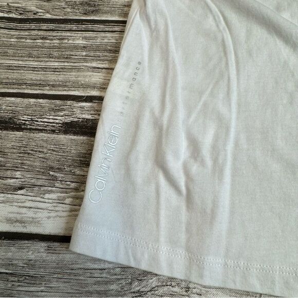 Calvin Klein CK Performance Women's Causal Athletic Shirt White M Med Medium NWT - Picture 8 of 14